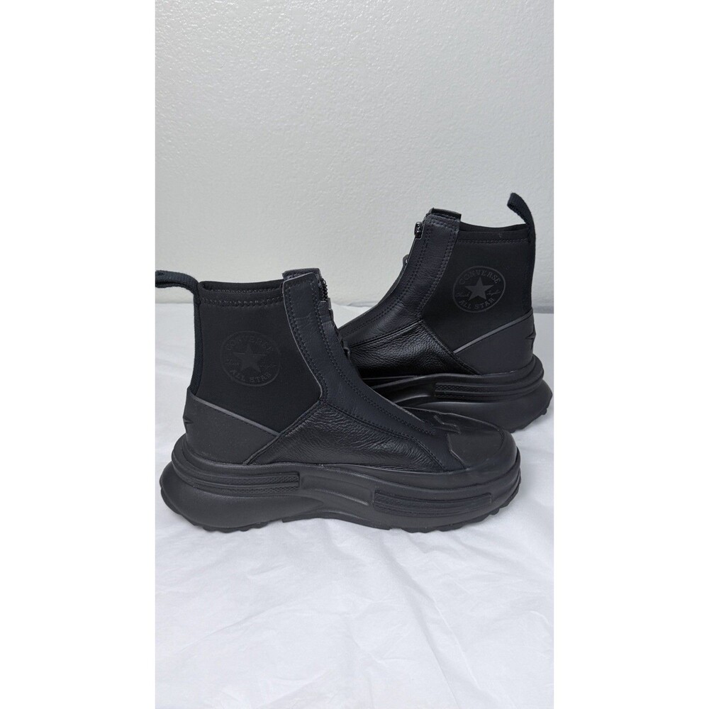 Converse Run Star Legacy Chelsea Boot CX Triple Black A04697C Women 7 / Men 5.5